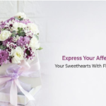 Sweethearts With Flower Delivery