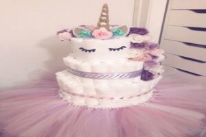 animal shaped diaper cakes
