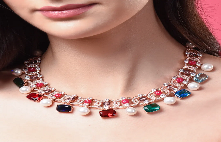 gemstone necklace